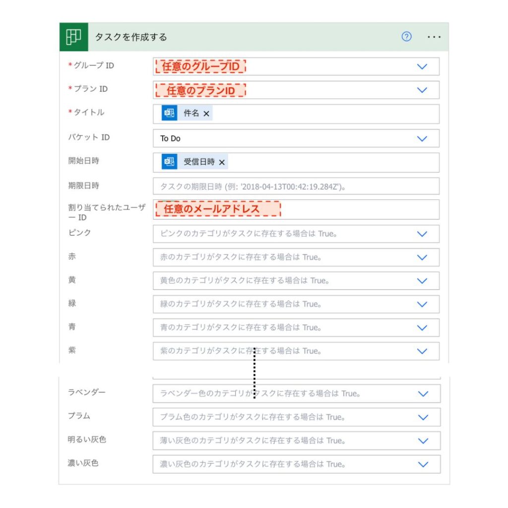 PowerAutomate タスクを作成する